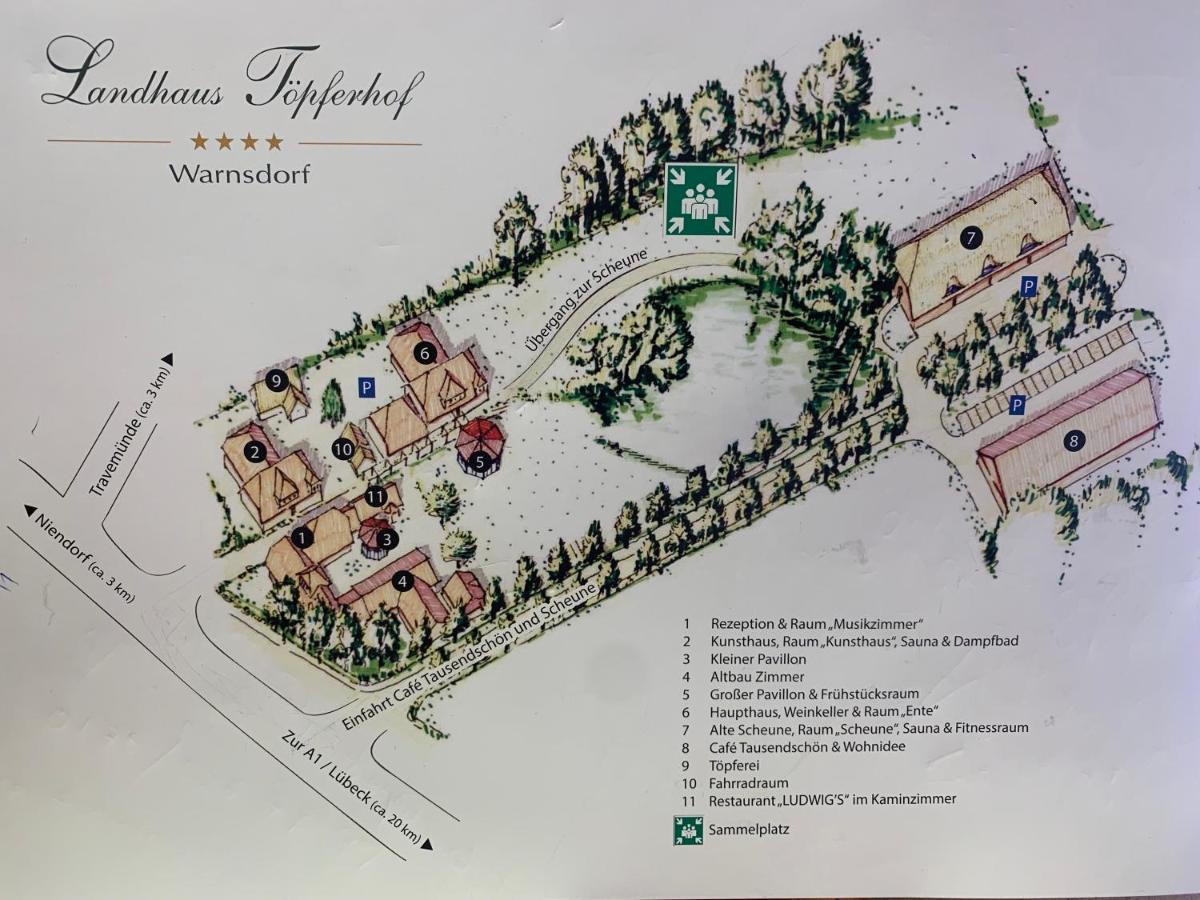 Landhaus Töpferhof bei Travemünde Ratekau Exterior foto